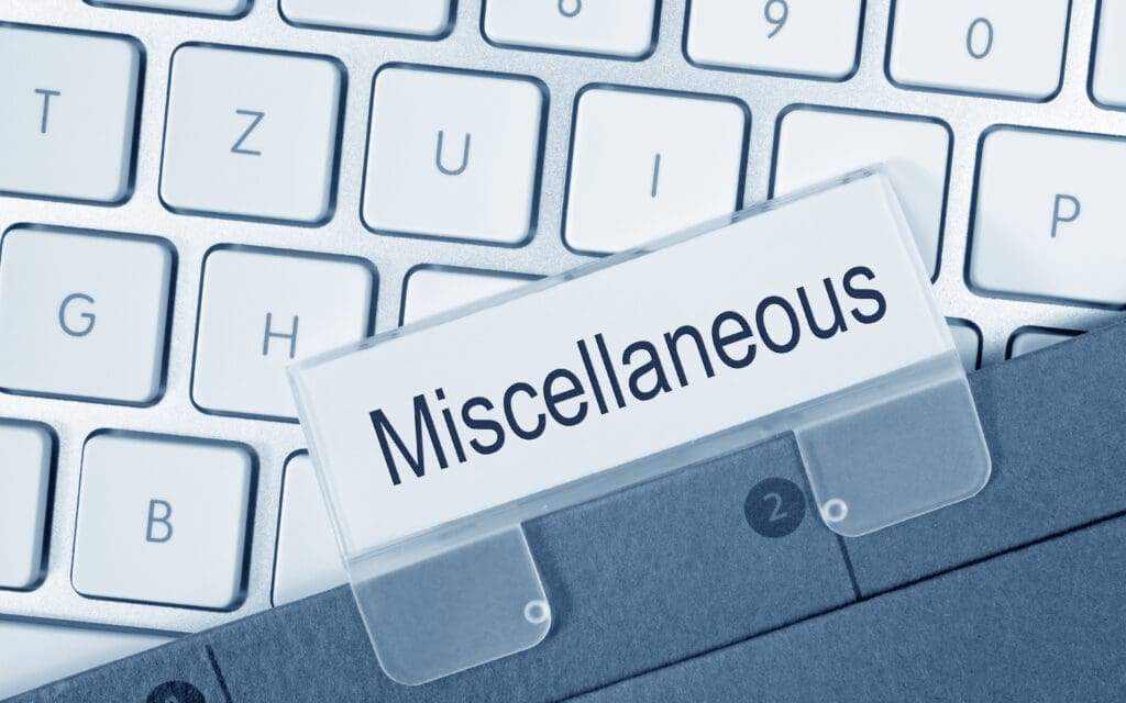 Miscellaneous